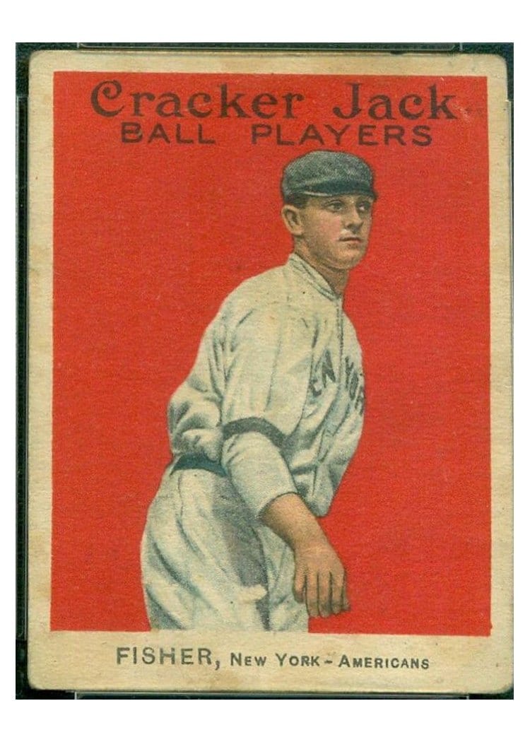 1915 Cracker Jack Ray Fisher #102 card