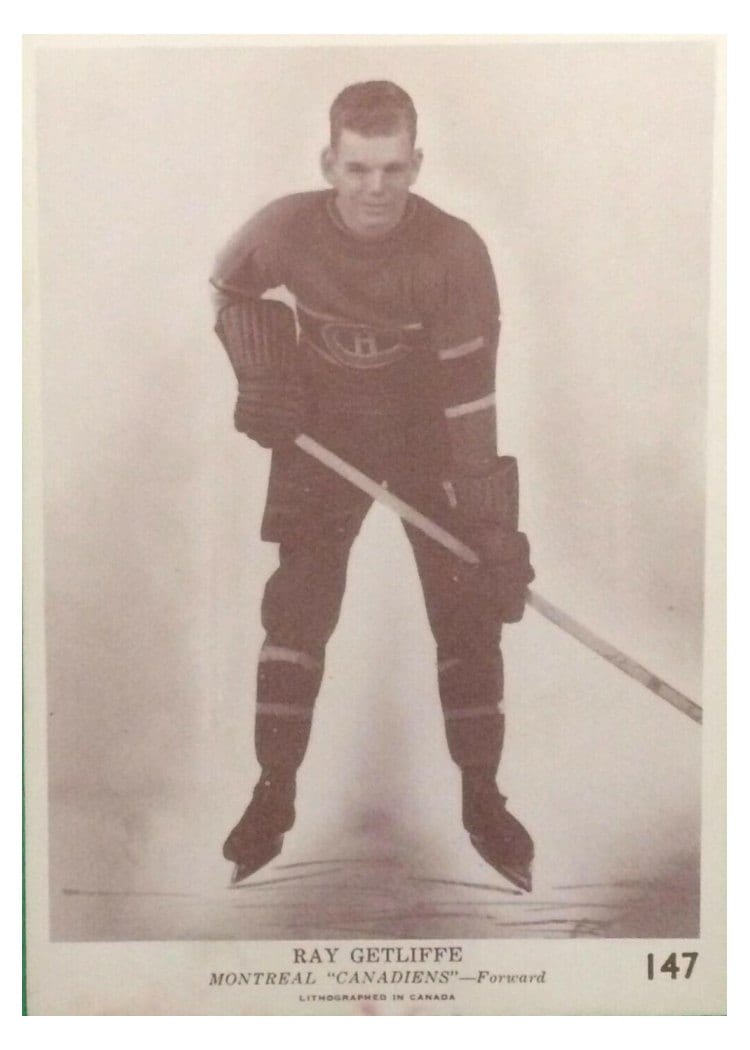 1940 O-Pee-Chee V301-2 Ray Getliffe #147 card