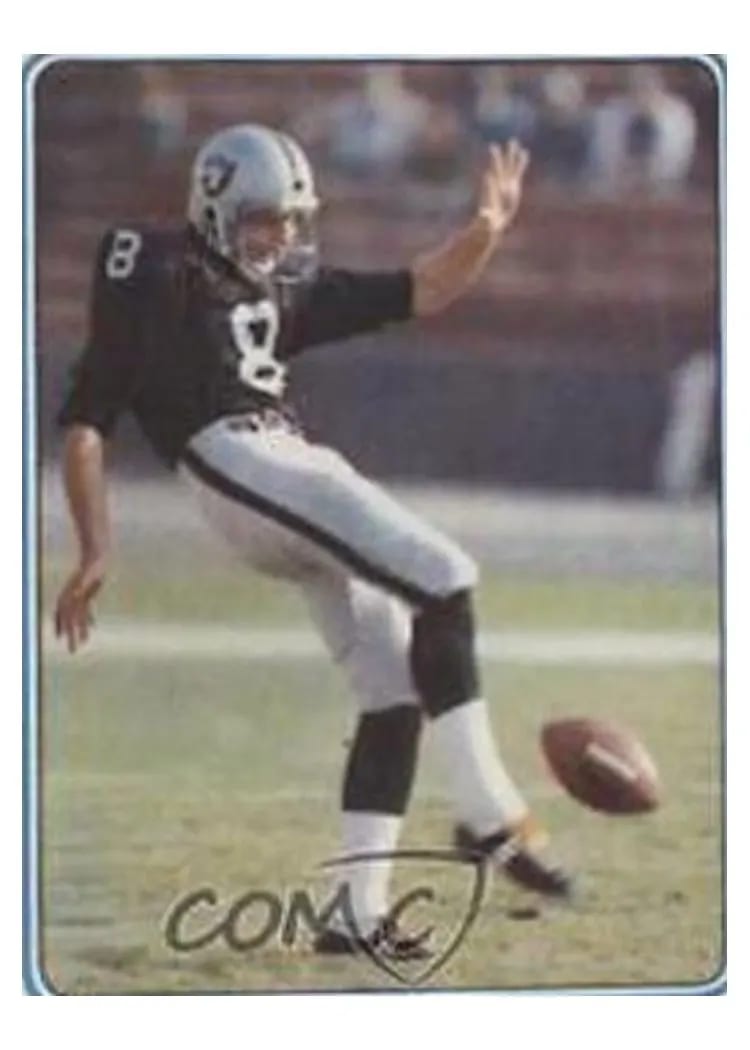 1983 Topps Stickers Ray Guy #81