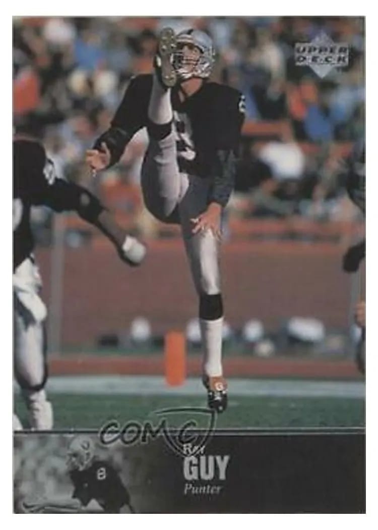 1997 Upper Deck Legends Ray Guy #111 card