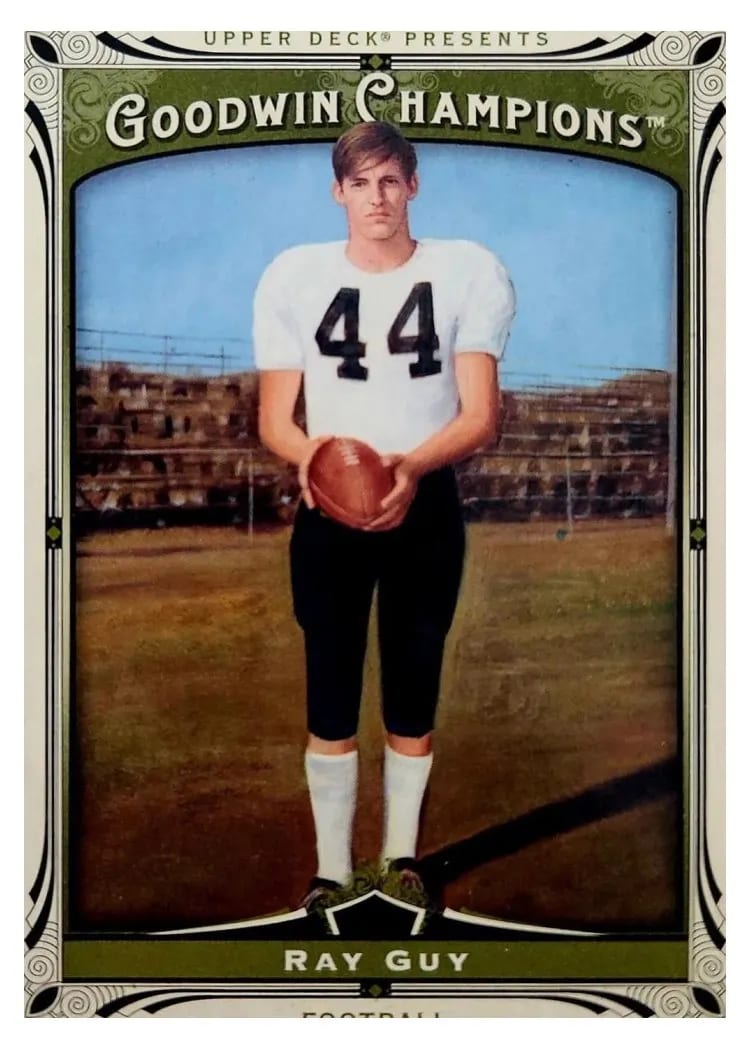 2013 Upper Deck Ray Guy #13 card