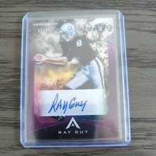 2021 Panini Chronicles Ascension Autographs Ray Guy #ASC-RGU card