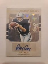2023 Panini Legacy Gridiron Greats Autographs Ray Guy #GG77 card