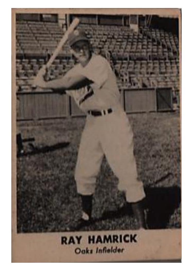 1949 Remar Bread Oakland Oaks Ray Hamrick card