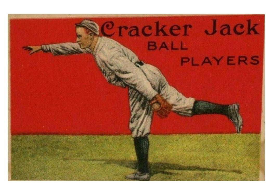 1915 Cracker Jack Ray Keating #95 card