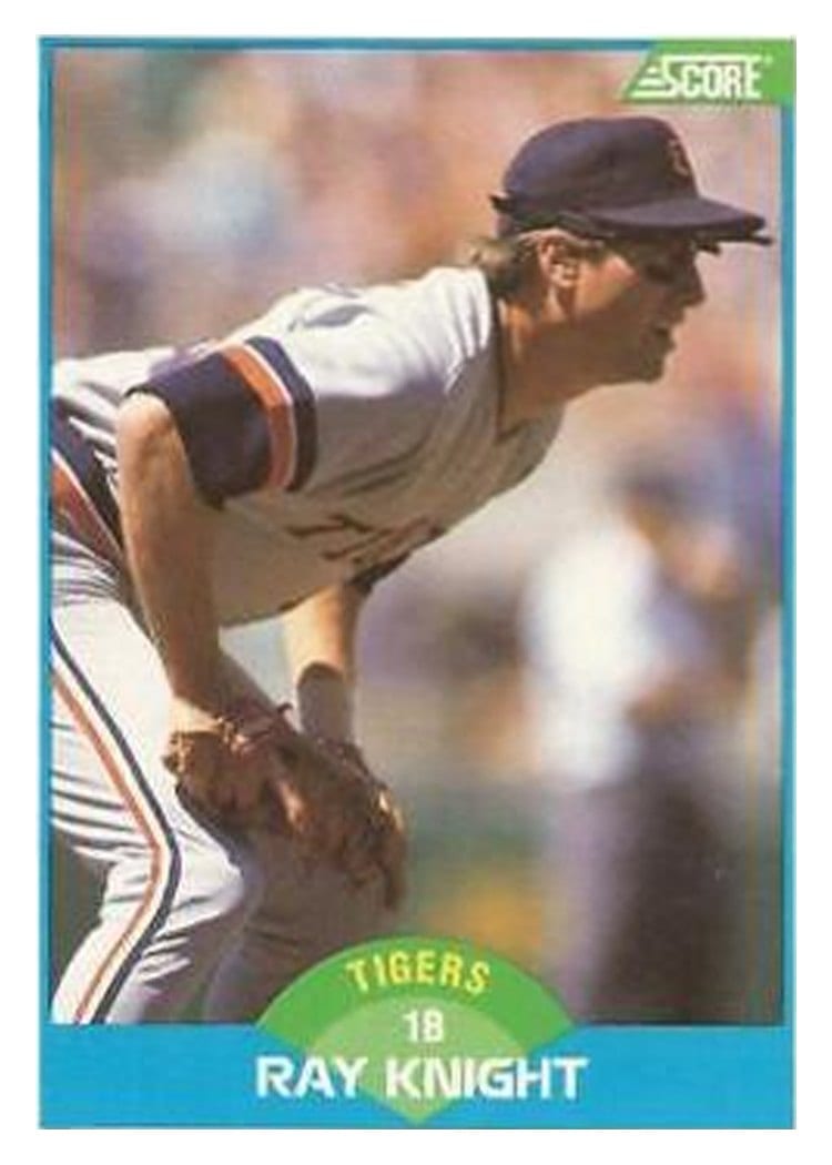 1989 Score Ray Knight Reverse #135 card