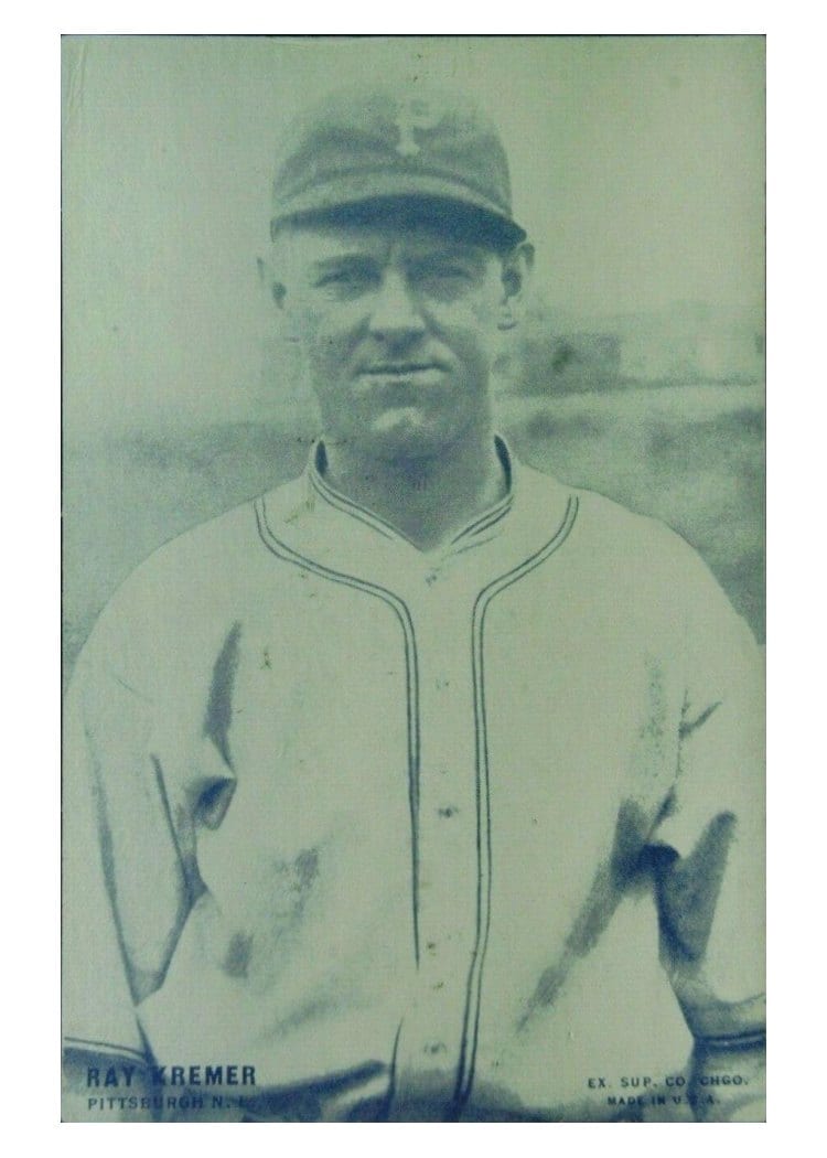 1928 Exhibits Ray Kremer card