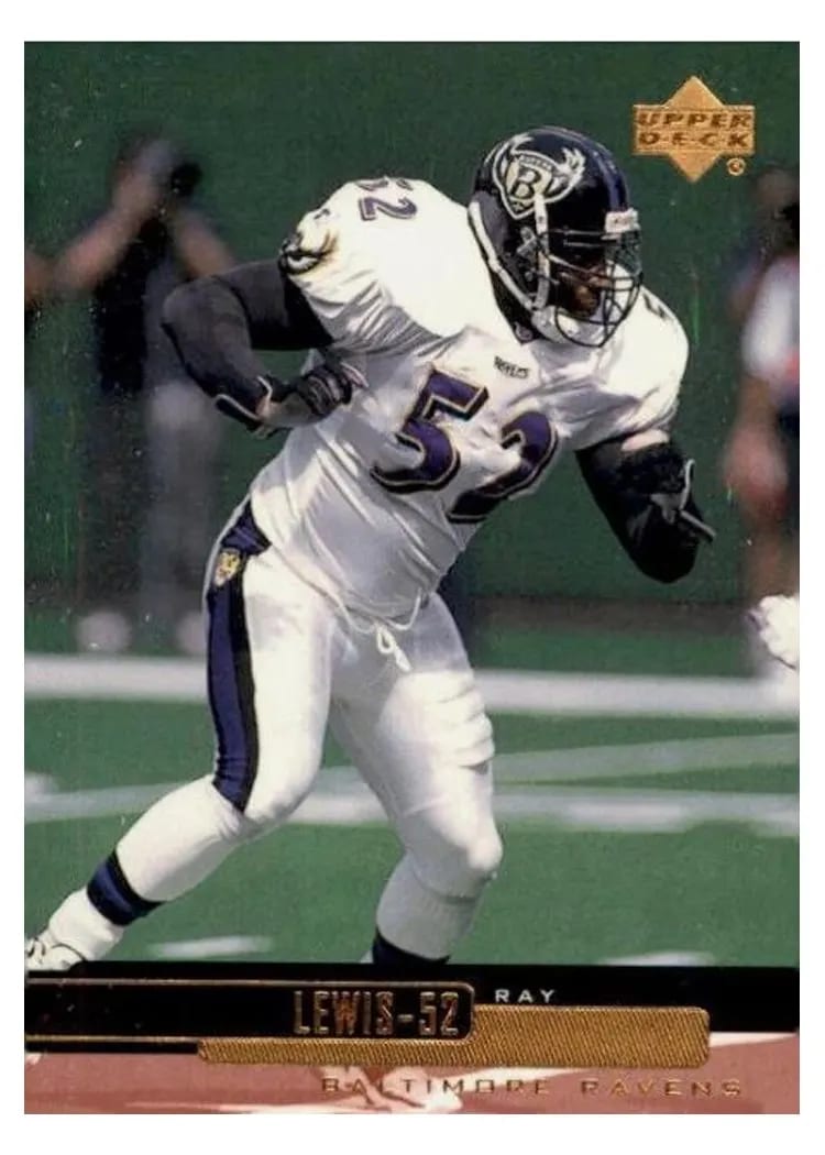 1999 Upper Deck Ray Lewis #17 card