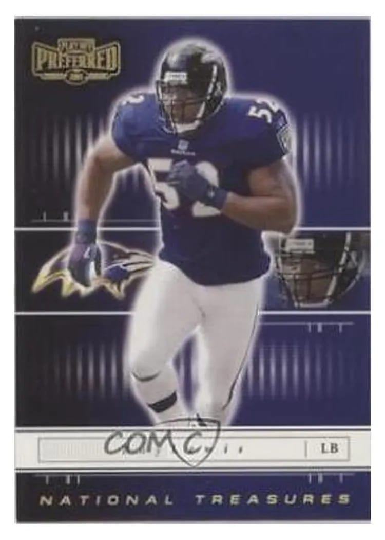2001 Playoff Preferred Ray Lewis #2 card