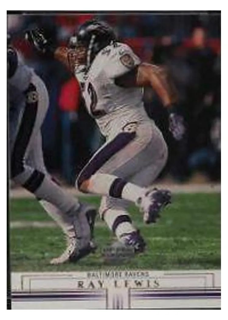 2001 Upper Deck Ray Lewis #14 card