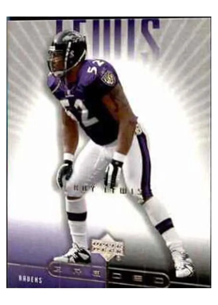 2002 Upper Deck Graded Ray Lewis #8 card