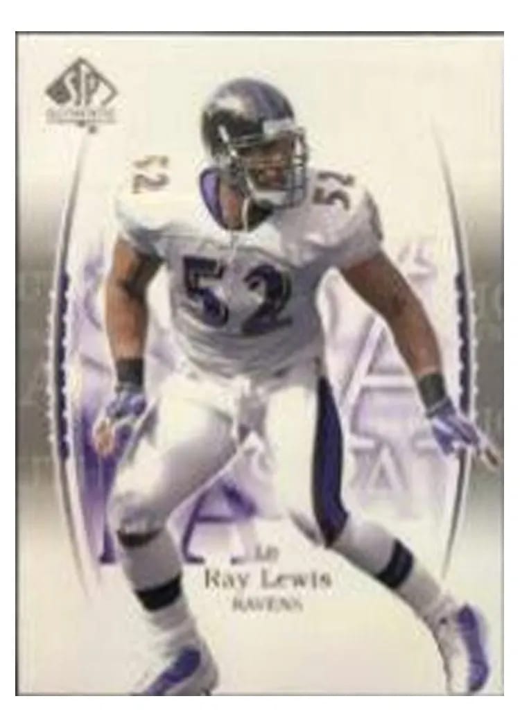 2003 SP Authentic Ray Lewis #57 card
