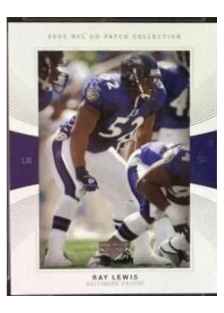 2003 Upper Deck Patch Collection Ray Lewis #63 card