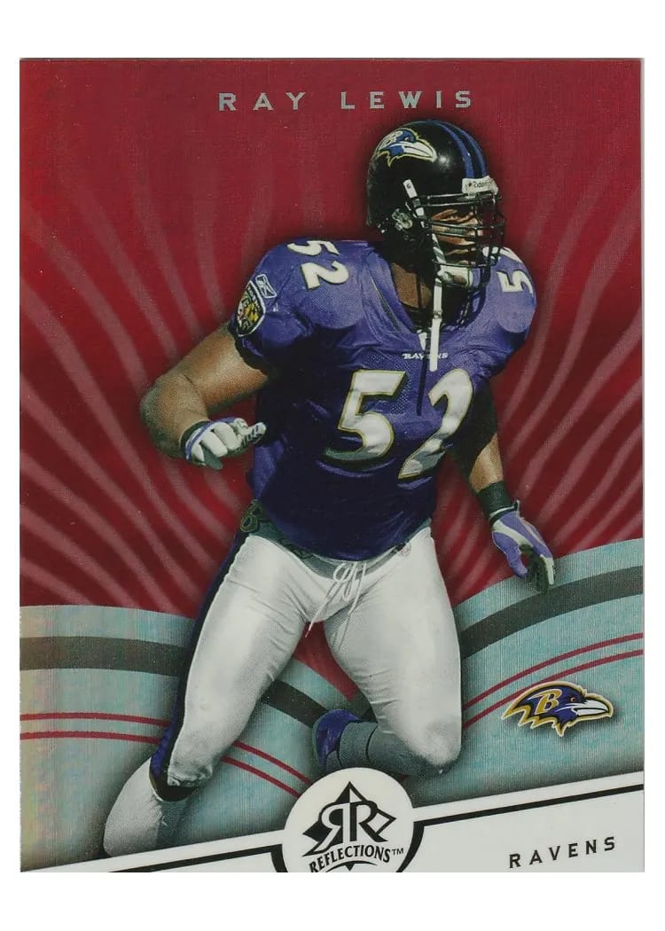 2005 Upper Deck Reflections Ray Lewis #7 card