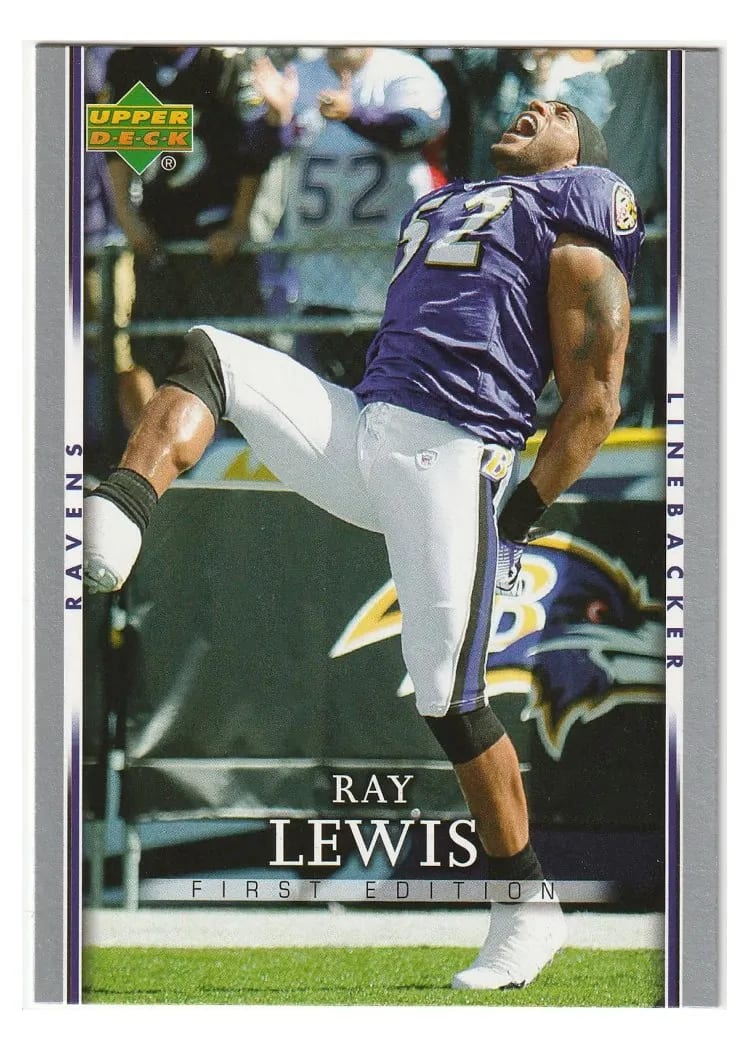 2007 Upper Deck First Edition Ray Lewis #10 card