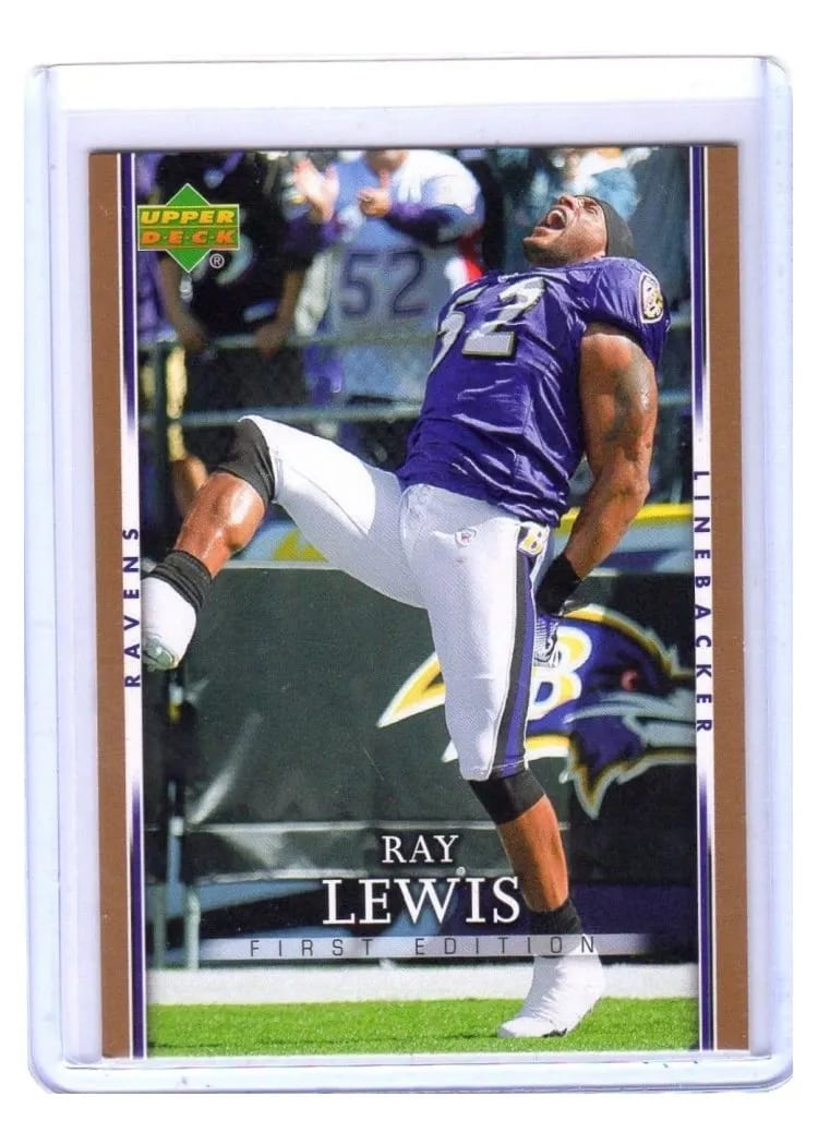 2007 Upper Deck First Edition Ray Lewis #10 card