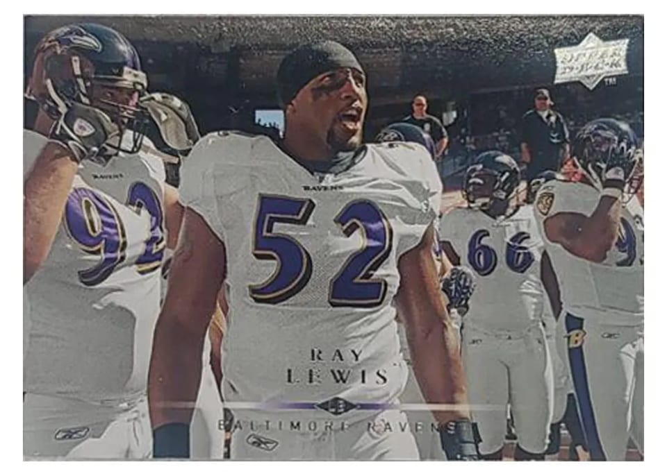 2008 Upper Deck Ray Lewis #16 card