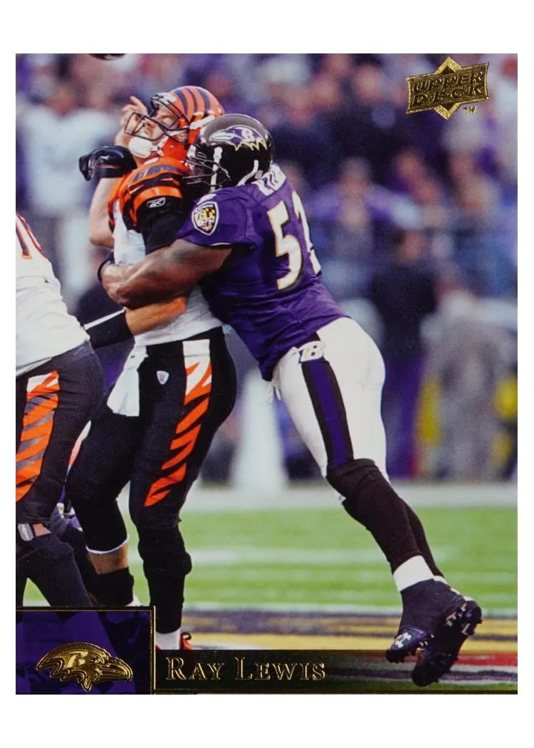 2009 Upper Deck Ray Lewis #20 card