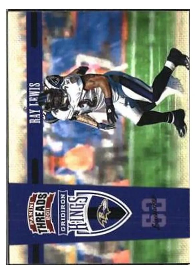 2011 Panini Threads Ray Lewis #10 card