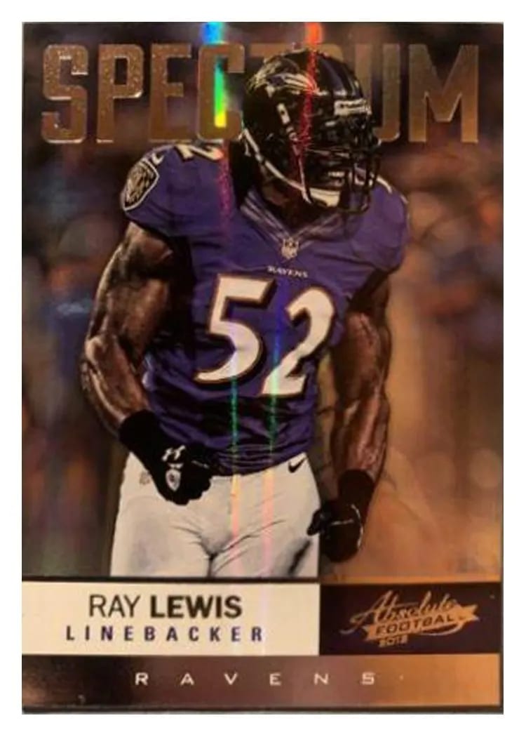 2012 Panini Absolute Ray Lewis #7 card