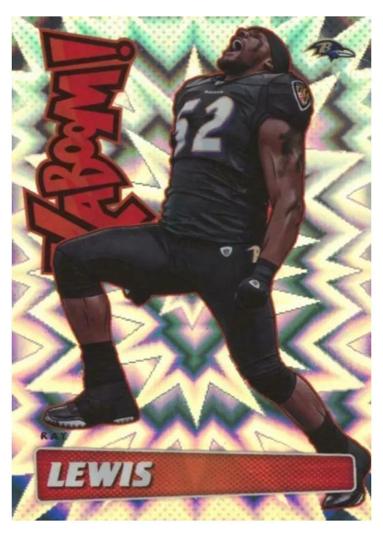 2019 Panini Absolute Kaboom Ray Lewis #K-RL card