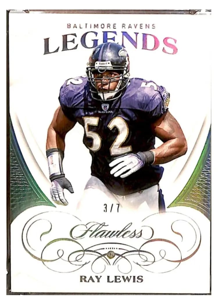 2019 Panini Flawless Base Ruby Ray Lewis #73 card