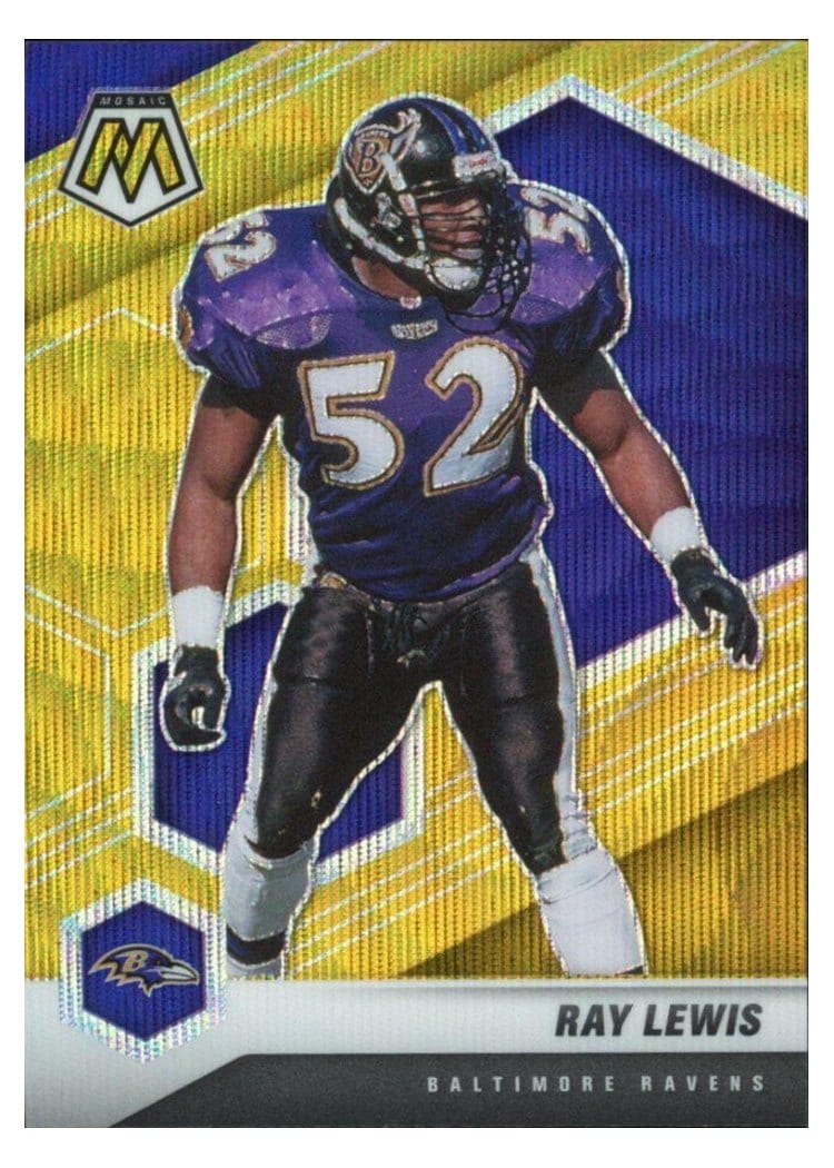 2021 Panini Mosaic Base Set Ray Lewis #21 card