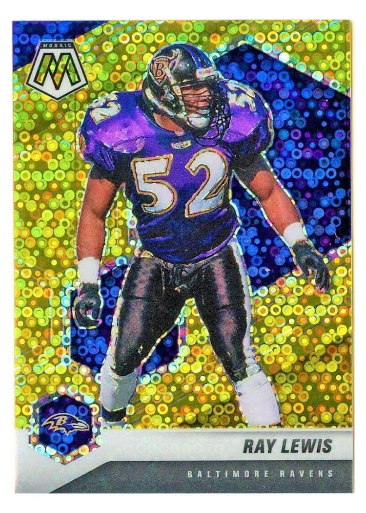 2021 Panini Mosaic Base Set Ray Lewis #21 card