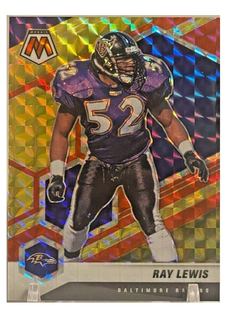 2021 Panini Mosaic Base Set Ray Lewis #21 card
