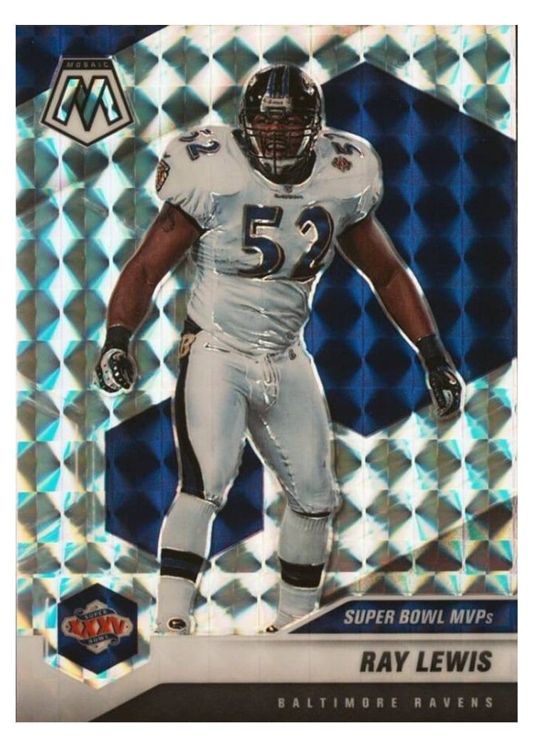 2021 Panini Mosaic Base Set Ray Lewis #290 card