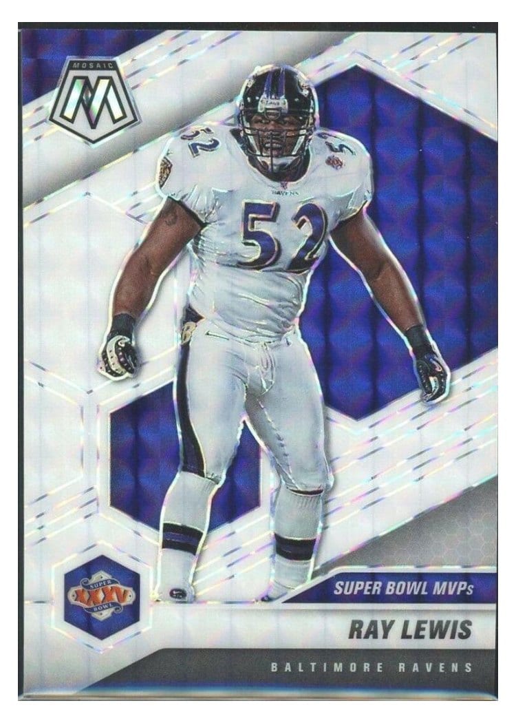 2021 Panini Mosaic Base Set Ray Lewis #290 card