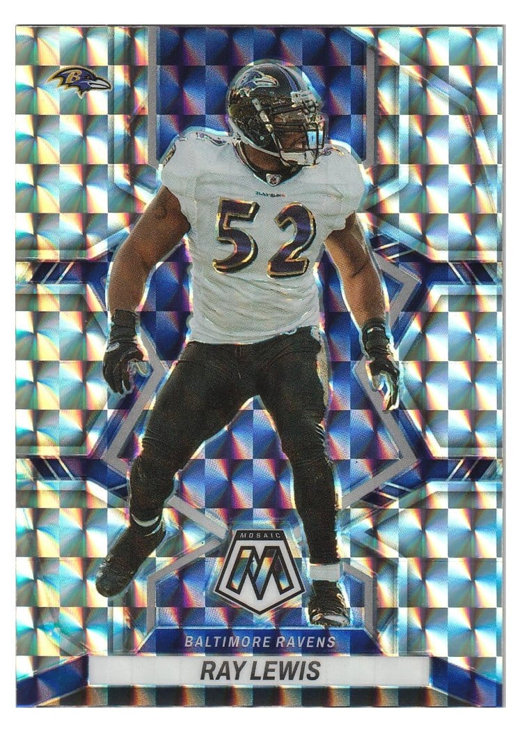 2022 Panini Mosaic Base Set Ray Lewis #19 card