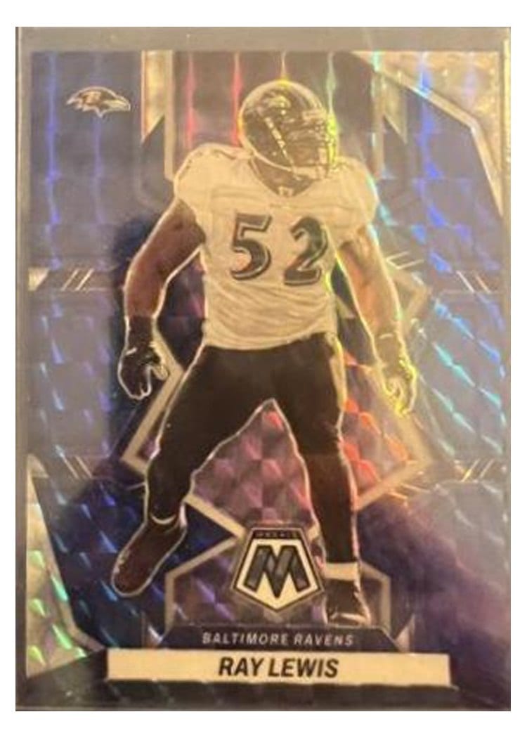2022 Panini Mosaic Base Set Ray Lewis Blue #19 card
