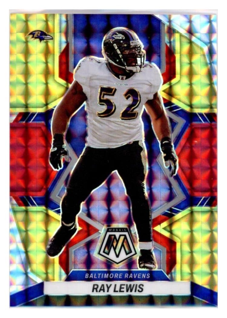 2022 Panini Mosaic Base Set Ray Lewis #19 card