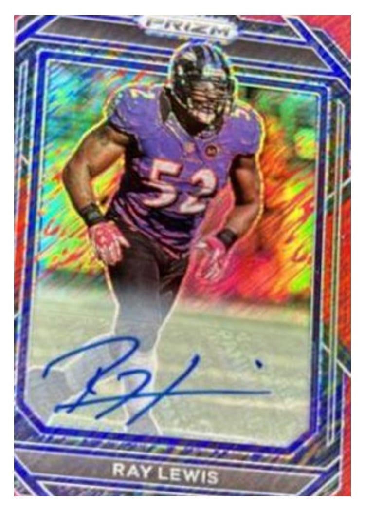 2022 Panini Prizm Base Set Ray Lewis #27 card