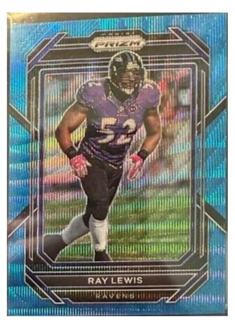 2022 Panini Prizm Base Set Ray Lewis #27 card