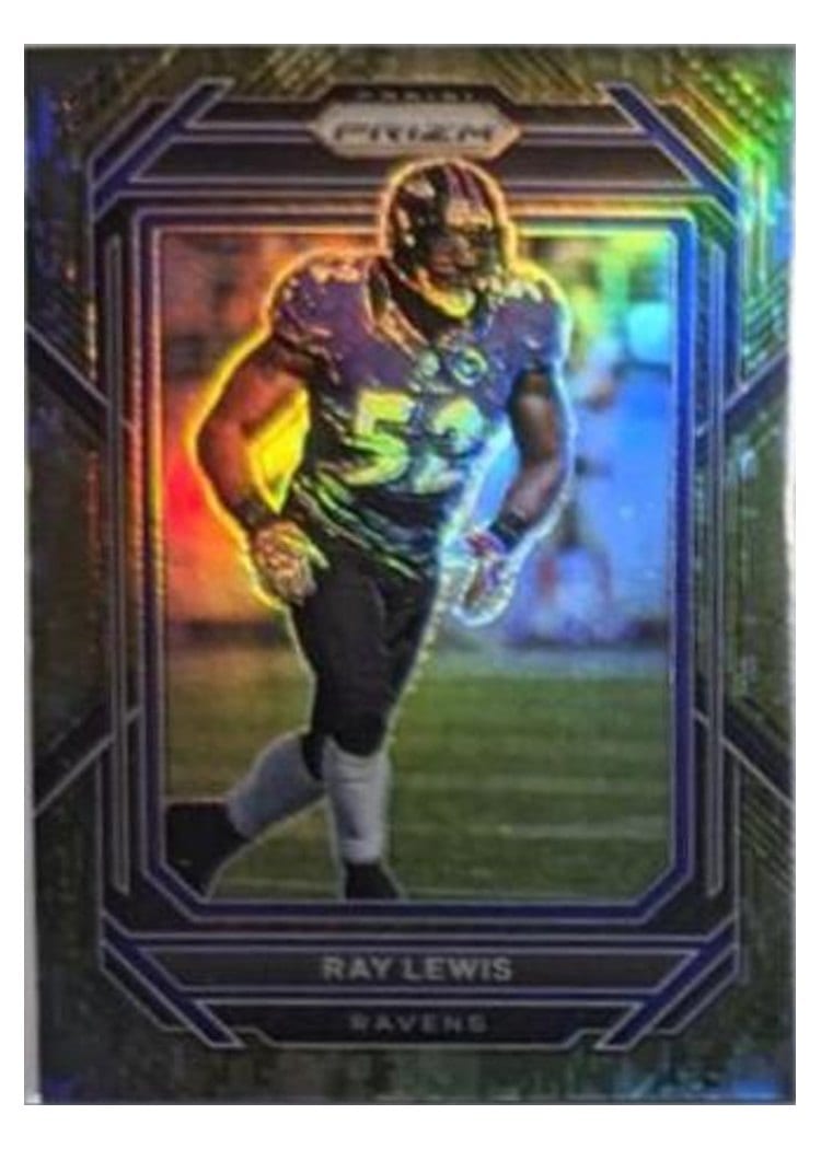2022 Panini Prizm Base Set Ray Lewis #27 card