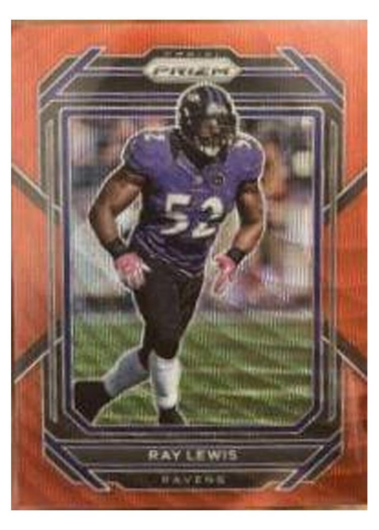 2022 Panini Prizm Base Set Ray Lewis #27 card