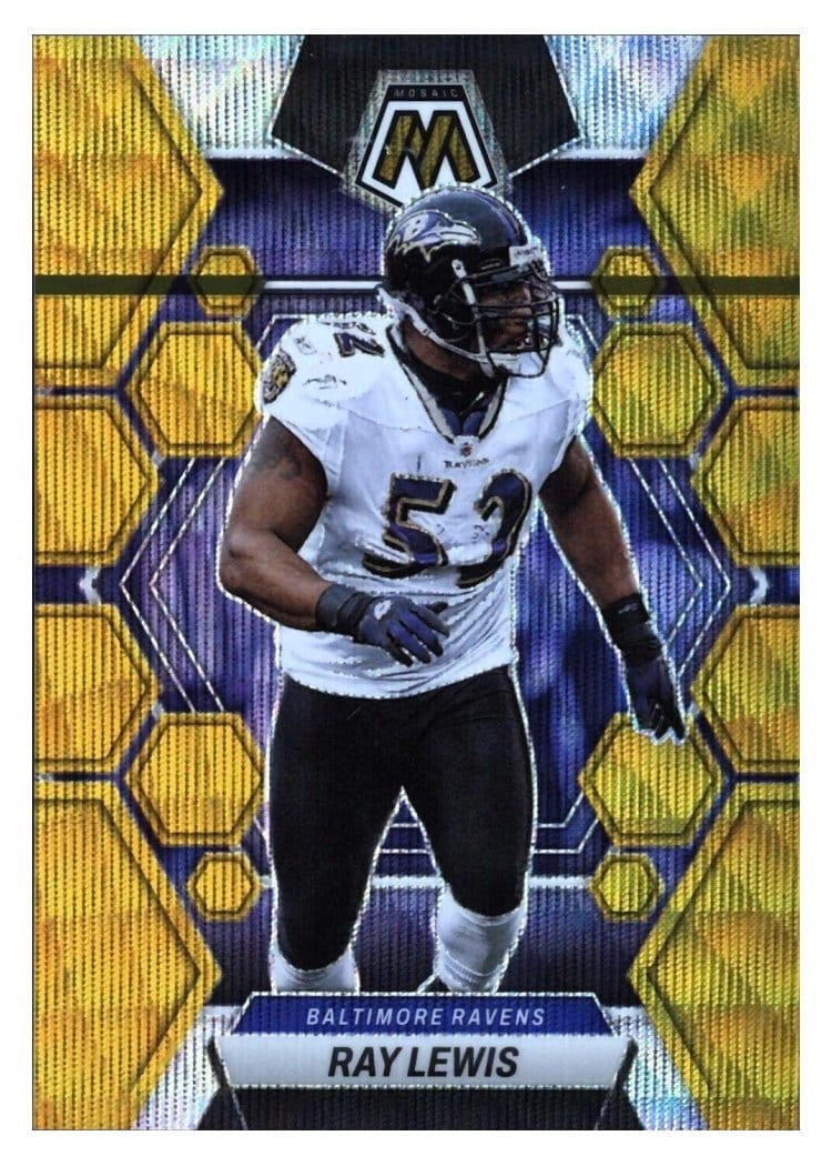 2023 Panini Mosaic Base Set Ray Lewis #17 card