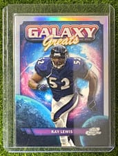 2024 Topps Chrome Cosmic Galaxy Greats Ray Lewis #GG-18 card