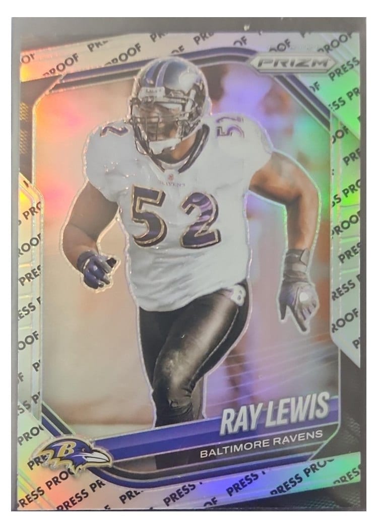 2025 Panini Prizm Base Set Ray Lewis #42 card