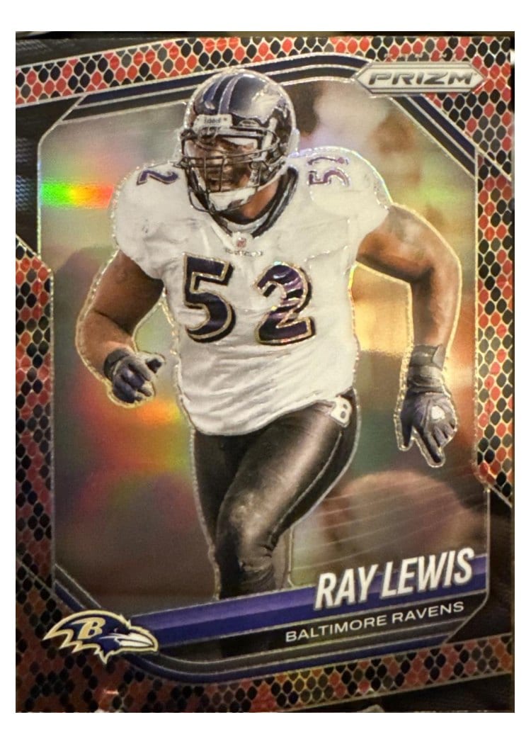 2025 Panini Prizm Base Set Ray Lewis #42 card