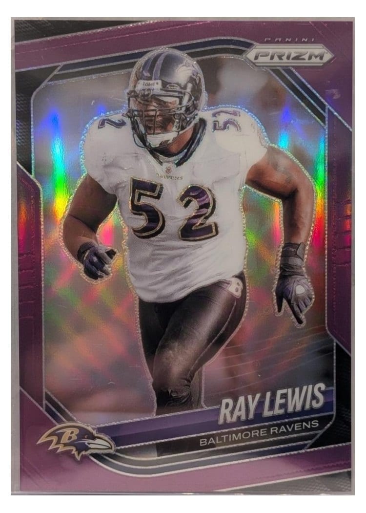 2025 Panini Prizm Base Set Ray Lewis #42 card