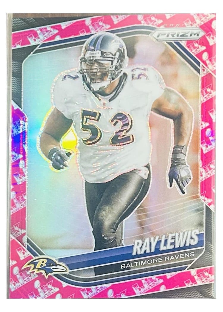 2025 Panini Prizm Base Set Ray Lewis Super Bowl LX #42 card