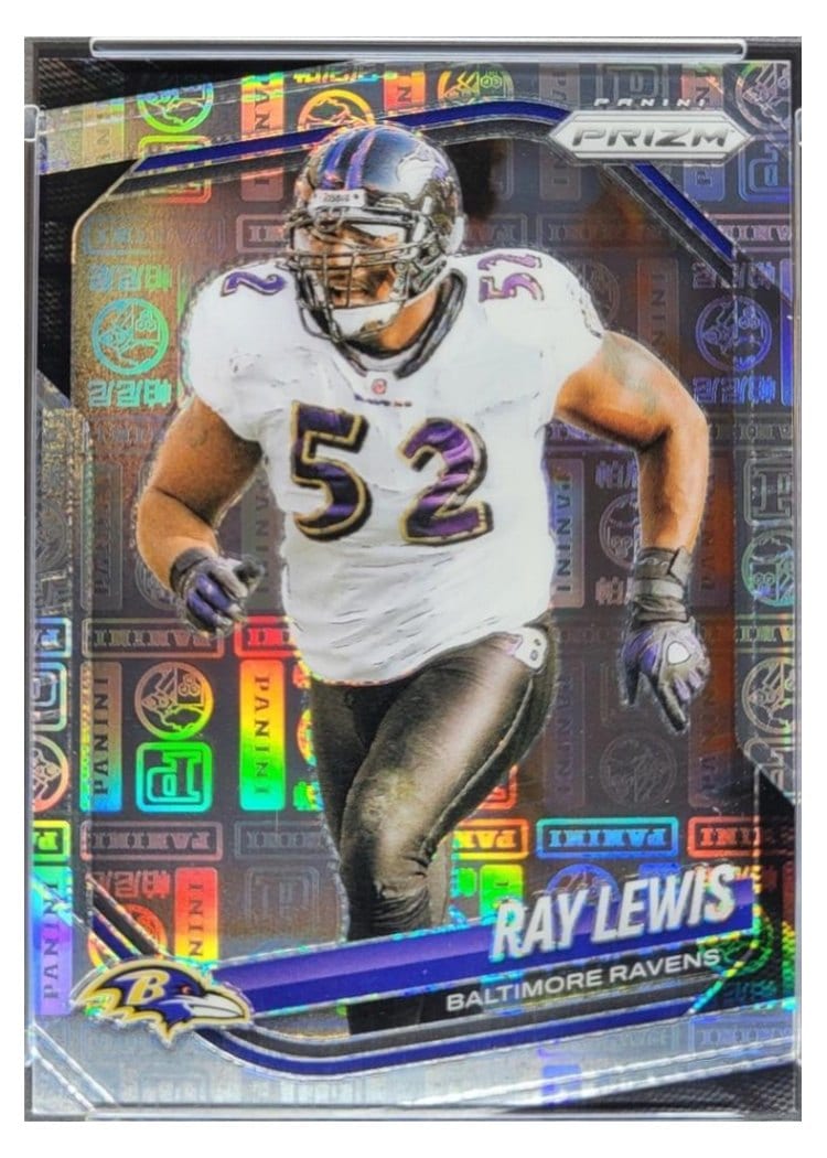 2025 Panini Prizm Base Set Ray Lewis #42 card