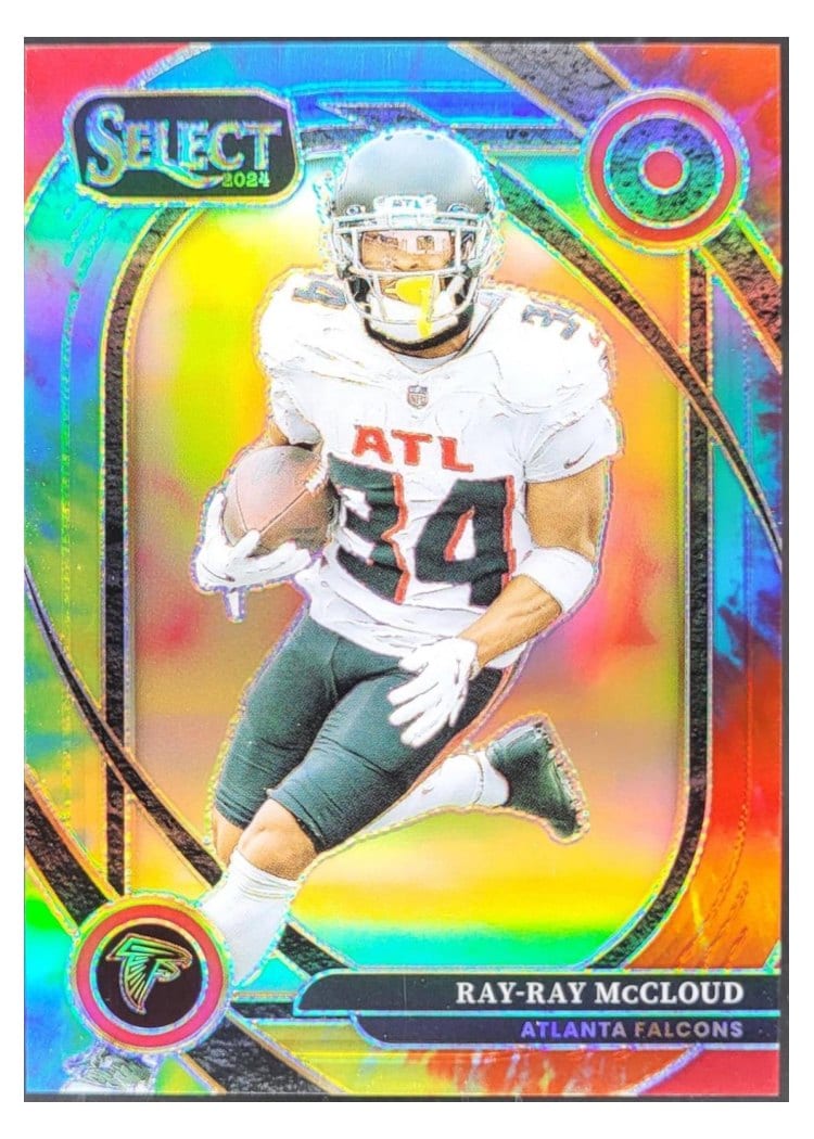 2024 Panini Select Base Set Ray-Ray McCloud Tie-Dye Prizm #289 card