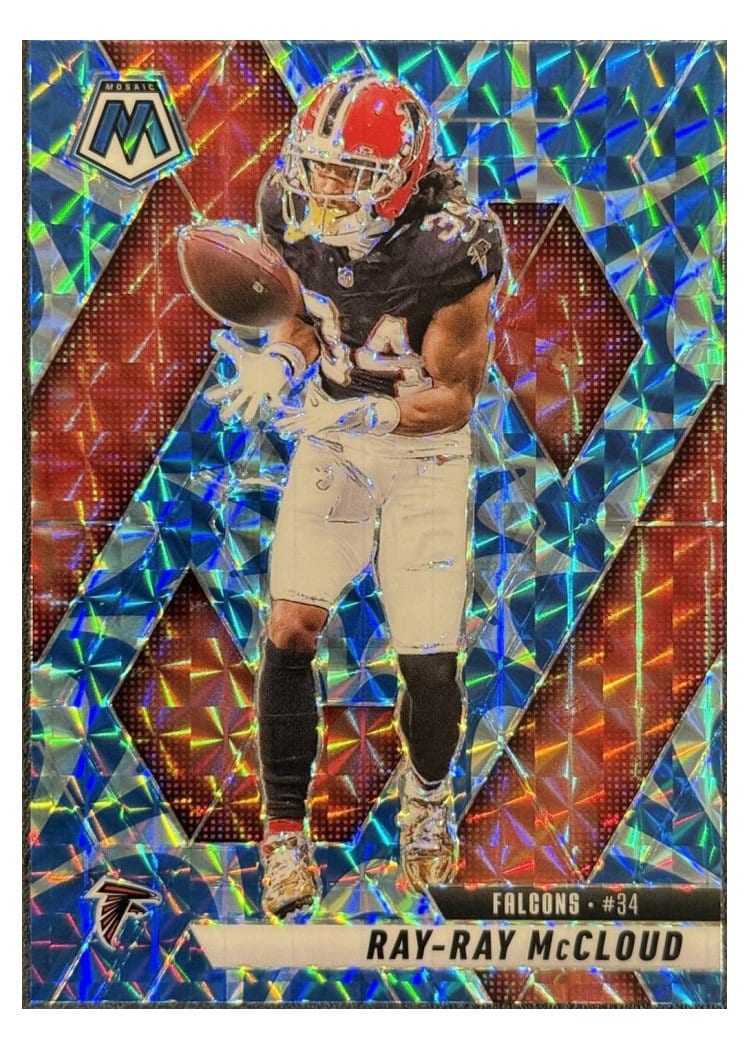 2025 Panini Mosaic Base Set Ray-Ray McCloud Reactive Blue #95 card