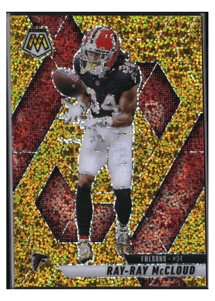 2025 Panini Mosaic Base Set Ray-Ray McCloud Gold Sparkle #95 card