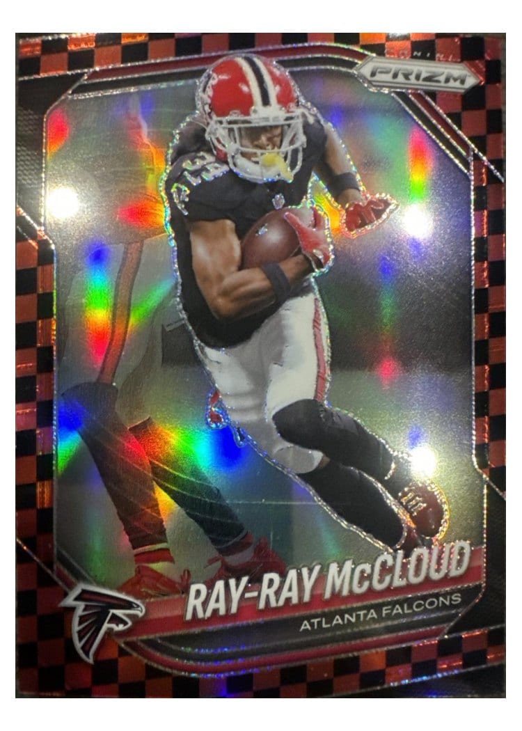 2025 Panini Prizm Base Set Ray-Ray McCloud Black Red Checker #34 card