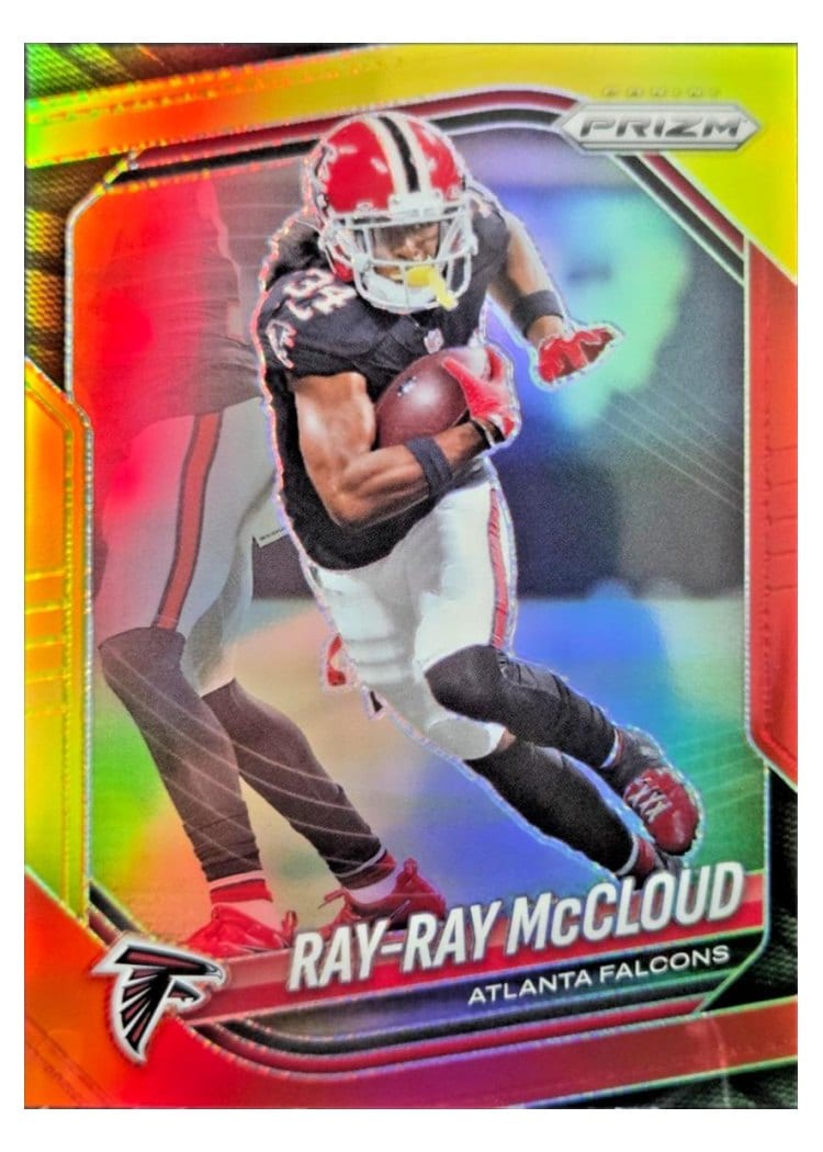 2025 Panini Prizm Base Set Ray-Ray McCloud Red Yellow #34 card